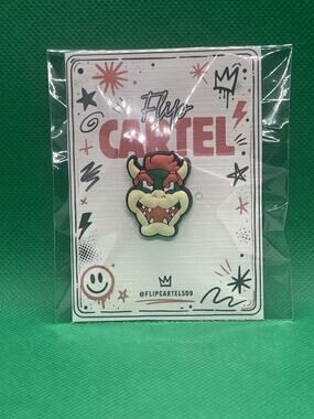 Super Mario Bowser PVC Rubber Hat Pin Backpack Collectible